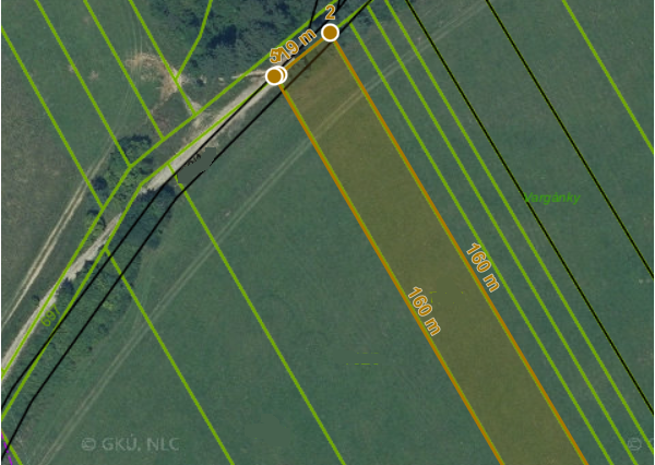 Exkluzívne veľký investičný pozemok Horná Breznica, 3581 m2